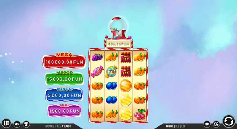 Sweet Candy Cash Stash - Cash-Münzen in der Hold and Win-Runde